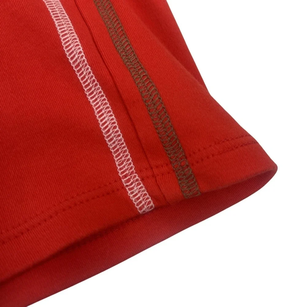 Armani Exchange Shirt Mens‎ XL Red Pima Cotton Crewneck Stripe AX Logo Tee